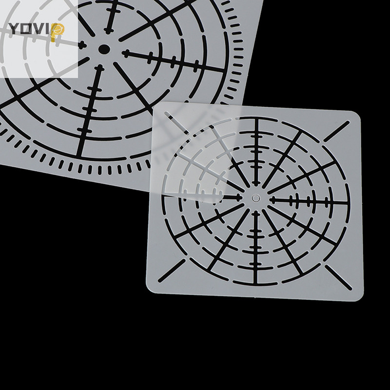 Yovip DIY 12 Chiếc Có Thể Tái Sử Dụng Mandala Dotg Paing Stencils Craft Tool Model VN