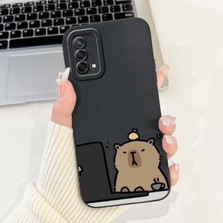Ốp Chống Sốc Cho OPPO A74 A95 4G Vỏ CHP2219 CHP2365 Vỏ Bảo Vệ Ống Kính Vuông Thời Trang Cho OPPO Reno 6 Lite CPH2365