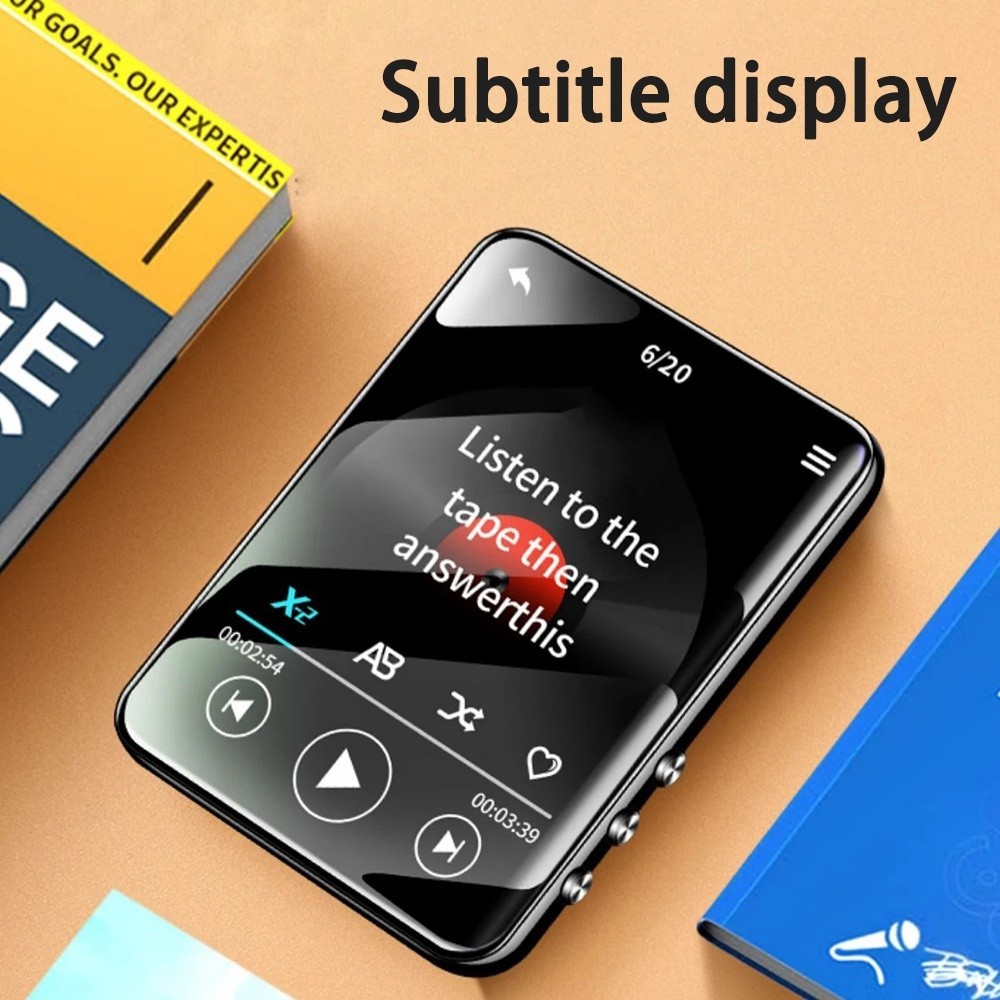 Máy nghe nhạc VIRWIR MP3 có loa tích hợp Bluetooth hỗ trợ đọc sách điện tử, phát lại Video, nghe nhạc | BigBuy360 - bigbuy360.vn