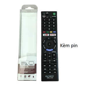 tay điều khiển remote từ xa tivi sony RM-L1370 đa năng LCD LED SMART-kèm pin-tay đầu bấm tivi sony RM-L1370 đa năng