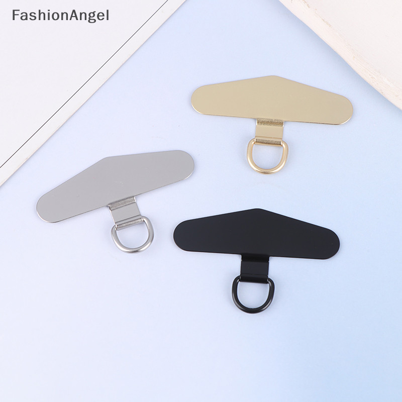 Fashionangel Siêu Mỏng Kim Loại Điện Thoại Di Động Kẹp Thép Không Gỉ Dây Thẻ Chống Rơi Kẹp TH