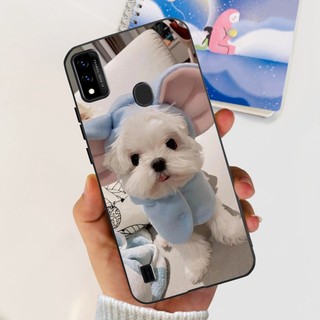 Vỏ Chống Sốc Cho ZTE Blade A51 Vỏ Điện Thoại Thời Trang Mát Mẻ Đá Cẩm Thạch Hoạt Hình Silicon Mềm Màu Đen Cho ZTE BladeA51 Vỏ