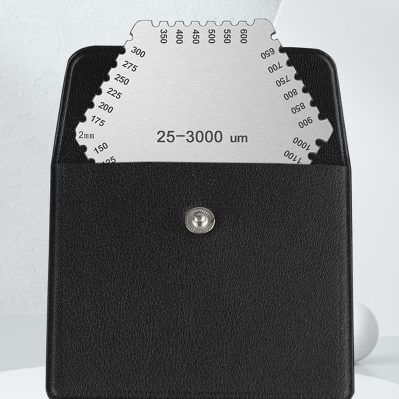 EDB * Máy đo độ dày sơn 25-3000um Lược màng ướt hình lục giác Dụng cụ đo chính xác