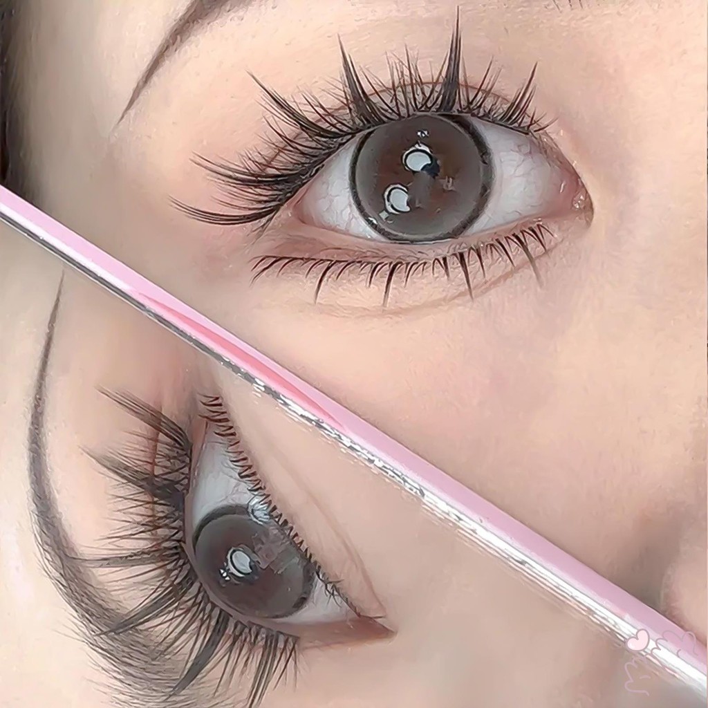 Spiky Cluster Eyelash Extensions C Curl Black Soft Resuable Lash
