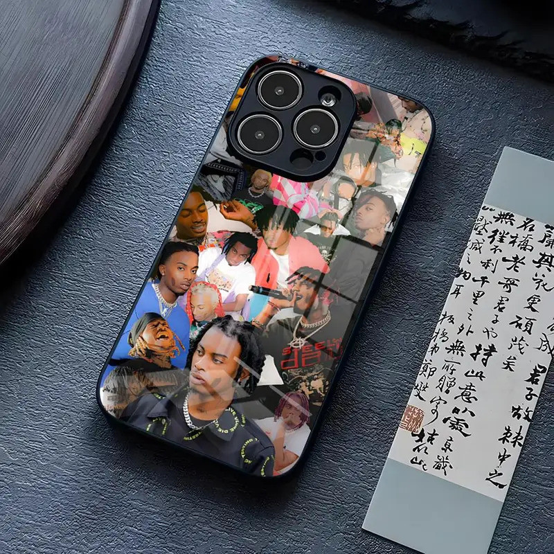 Ốp Điện Thoại BK-1 Playboi Carti Rapper Cho IPhone 13 Pro Max 14 Plus 12 Mini 11 17,15 X XR XS 8 7 Plus SE Ốp Lưng Kính Cường Lực