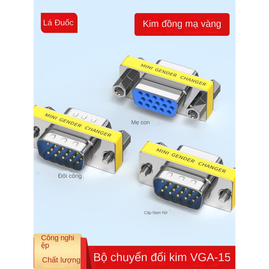 Đầu Chuyển Đổi VGA DB15 Đực Sang Cái - Tương Thích Màn Hình/PC, Tín ...