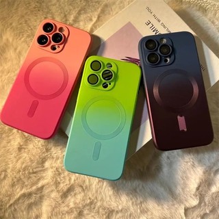 Vỏ silicon chuyển màu từ tính cho IPhone 14 13 12 11 Pro Max 14plus Vỏ bảo vệ