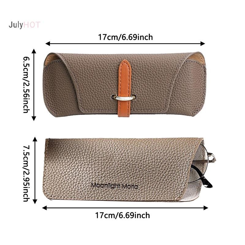 Julyhot Unisex Kính Thời Trang Túi Bảo Vệ Bao Da Nam Nữ Di Động Kính Mát Hộp Đọc Sách Kính Mắt Hộp Phụ Kiện Massivedeals