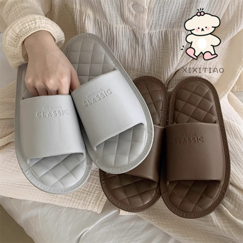 Dép Xixitiao Dép Đế Mềm Mùa Hè EVA Phiên Bản Hàn Quốc Đơn Giản Thoải Mái Cặp Đôi Nhà