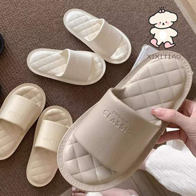 Dép Xixitiao Dép Đế Mềm Mùa Hè EVA Phiên Bản Hàn Quốc Đơn Giản Thoải Mái Cặp Đôi Nhà