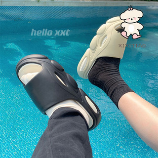 Xixitiao Influencer Thời trang Hợp thời trang Mát mẻ Độc đáo Dép xỏ ngón thông thường Ngoài trời Shit-Steping Tăng chiều cao Đế dày San