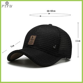 PTFU Mùa Hè Nam Lưới Bóng Chày Chắc Chắn Snapback Nhãn Dính Sunhat Ngoài Trời Thoáng Khí Hip Hop Mũ Bóng Chày Casquette Mới