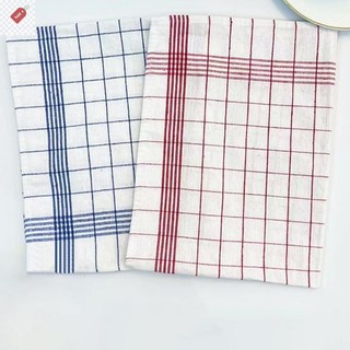 ALIK Khăn Ăn Kẻ Sọc Đỏ Và Xanh Vải Ins Phong Cách Placemat Vải Đạo Cụ Thực Phẩm VN