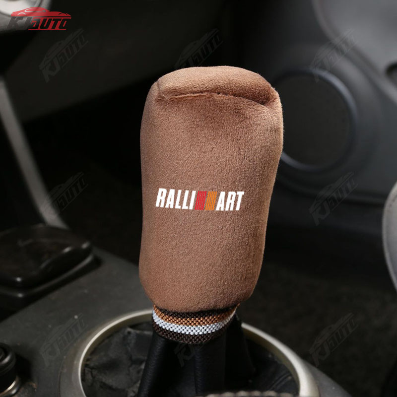 Mitsubishi Ralliart Phanh Tay Bánh Răng Dịch Chuyển Bao Bánh Răng Đòn Bẩy Bảo Vệ Bao Da Tự Động Truyền Bằng Tay Phụ Kiện Ô Tô Mềm Mại Và Thoải Mái