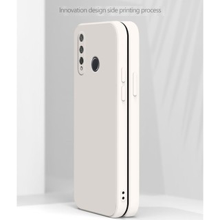 Thời trang mới Huawei Y6P Y5P Y7P 2020 Y9S Honor 10 Lite Khung cản vuông mỏng Vỏ silicon TPU mềm có dây đeo cổ tay