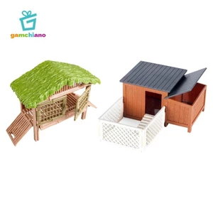 Gamchiano Lồng Gà Đồ Chơi Xây Dựng Thu Nhỏ Nhà Gà Hàng Rào Tương Tác Quà Tặng Giả Vờ Chơi Trang Trại Đồ Chơi Cho Trẻ Em