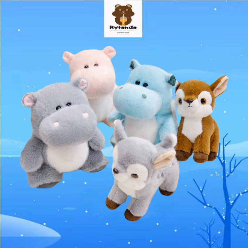 Dễ Thương Hà Mã Sang Trọng Đồ Chơi Nhiều Màu Sắc Hippo Fawn Plushie Búp Bê Sáng Tạo Sika Hươu Đồ Chơi Nhồi Bông Phòng Ngủ Trang Trí Máy Tính Để Bàn Đồ Chơi Cho Bé Mềm Mại Trẻ Em Bé Gái Quà Tặng Sinh Nhật Đổi Quà Tặng Quà Tặng