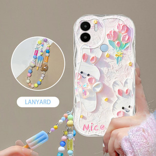 Ốp Điện Thoại YBD Cho Redmi A1 A2 Plus A1 + A2 + 2022 Xiaomi POCO C50 C51 Sáng Tạo Tranh Sơn Dầu Sstyle Vỏ Mềm Có Vòng Tay