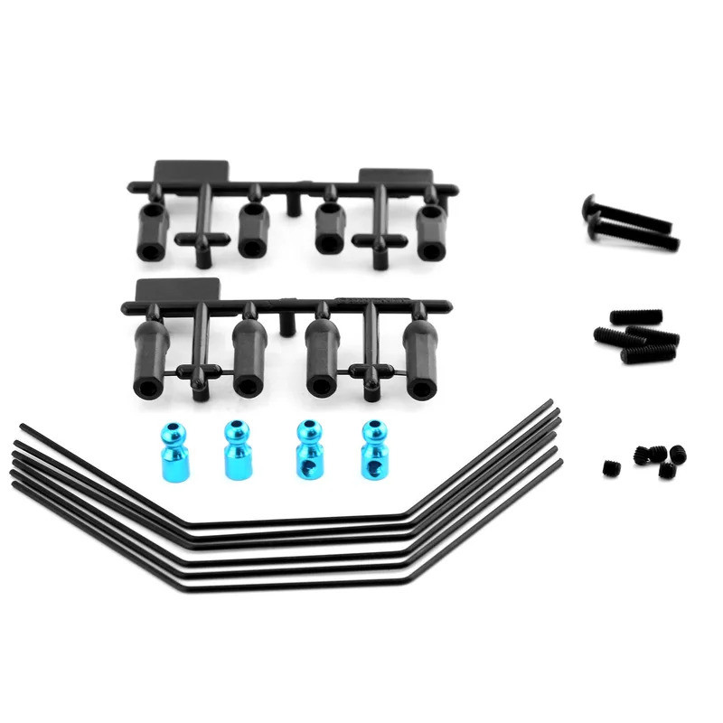 Bộ ổn định thanh chống lật phía trước phía sau Bộ ổn định 3 độ cứng 54514 cho Tamiya XV01 XV01T PRO FF04 EVO 1 / 10 RC Nâng cấp xe