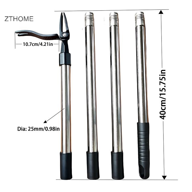 Zthome Dụng cụ làm vườn cỏ dại bằng thép không gỉ có thể tháo rời HOT