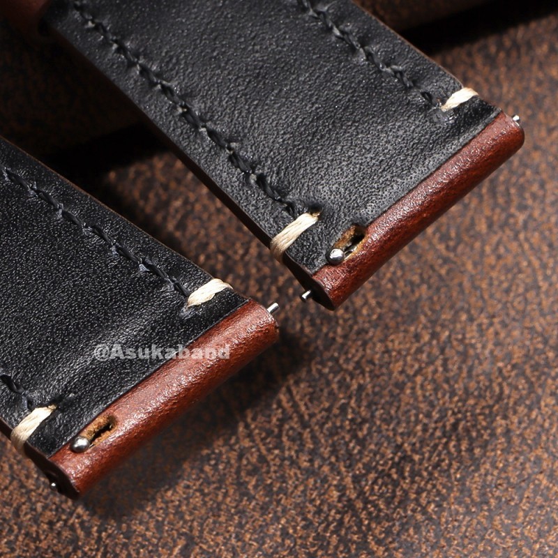 Dây đeo đồng hồ da thật cao cấp 20mm 22mm 24mm Sáng bóng chống nước cổ điển Dây đeo cổ tay bằng da Dây đeo cổ tay bướm Dây đeo đồng hồ Vòng đeo tay thay thế cho nam nữ Hộp quà tặng