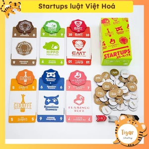 Boardgame Startups Khởi Nghiệp bản English có luật Việt Hoá Tigar