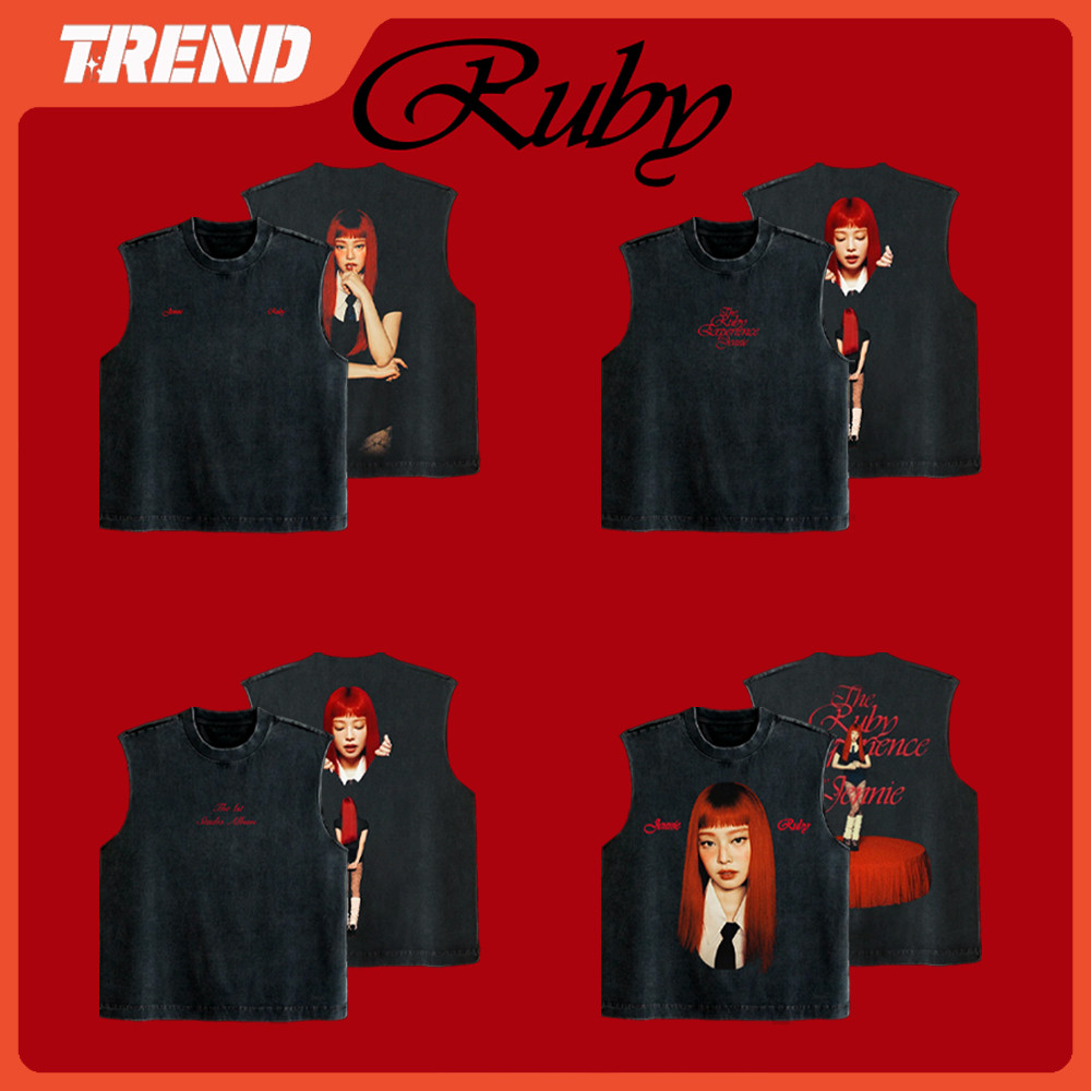 Blackpink Kpop BLACK PINK 2025 JENNIE Ruby Album Merch Rửa Cotton