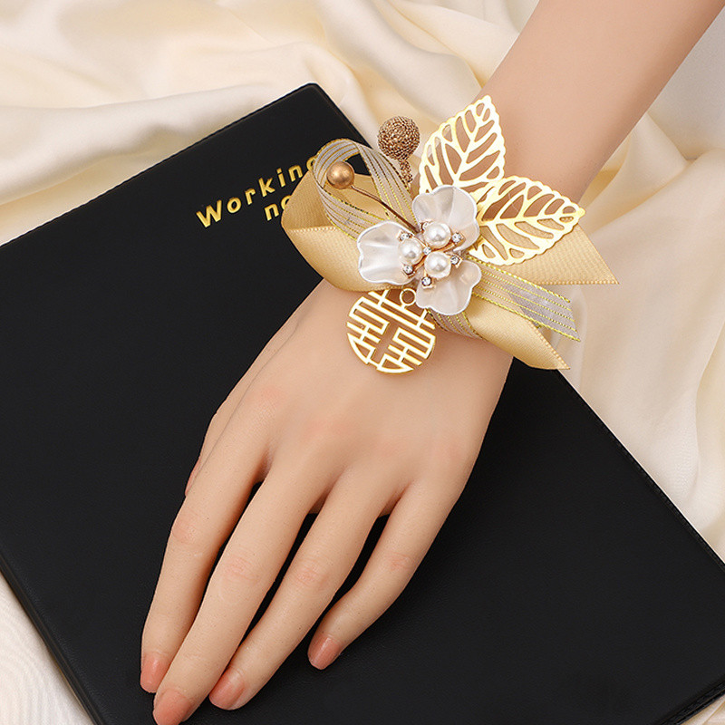 ⚡Hoa cài áo cưới Hoa cài áo cô dâu chú rể phù rể Phù Dâu Hoa cưới phụ huynh Trâm cài áo gia đình Trọn Bộ 14FD