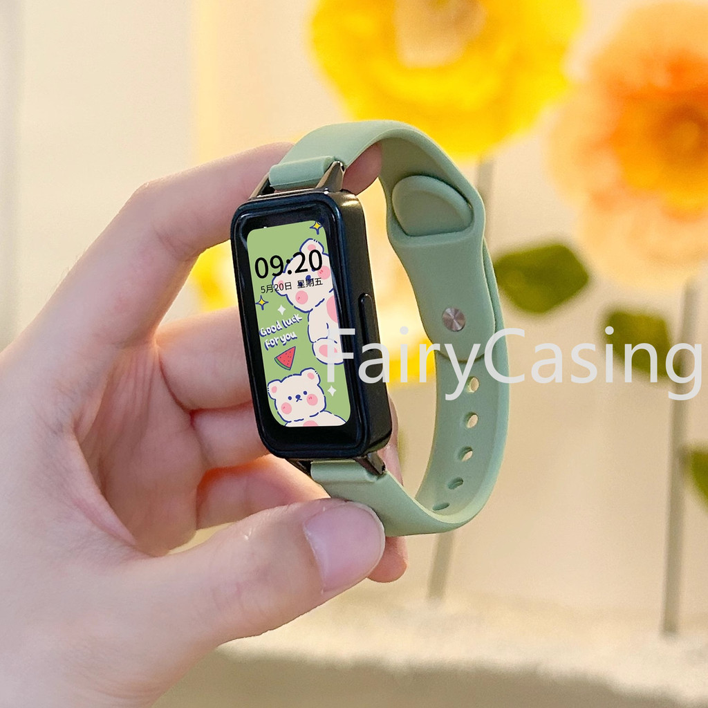 Dây Đeo Silicon Cho Huawei Band 11 Pro 10 9 8 7 6 Vòng Tay Thể Thao Mềm Dây Đeo Tay Cho Honor Band 9 6 Phụ Kiện