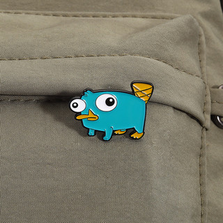 Hoạt Hình Phineas Và Ferb Nhân Vật Hoạt Hình Men Trâm Dễ Thương Sáng Tạo Perry The Platypus Huy Hiệu Kim Loại Ba Lô Phụ Kiện Quà Tặng Cho Bạn Bè