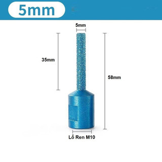 Mũi Mài Đá Hoa Cương - Dụng Cụ Tạo Rãnh Đá, Mũi Phay Cạnh Đá