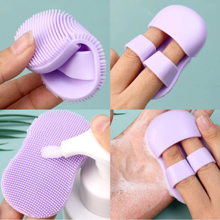 Máy Chà Mặt Nhiều Màu Sắc Mini Facial Brush Silicone Wash Tẩy Tế Bào Chết Miếng Lót Cầm Tay Làm Sạch Bàn Chải Dụng Cụ