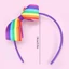 DELMER Rainbow Kẹp Tóc, Đàn Hồi Jumbo Lớn Cầu Vồng Tóc Nơ Dây Buộc, Sinh Nhật Không Hại Độc Đáo Ngày Niềm Tự Hào Ruy Băng Tóc Đảng