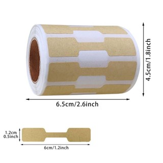 METALWRK 500 Chiếc Vòng Cổ Giá Thẻ, Nhiều Màu Hiển Thị Dụng Cụ Trang Sức Giá Nhãn, Giấy Kraft Handmade Trang Trí Vòng Tay Hangtags