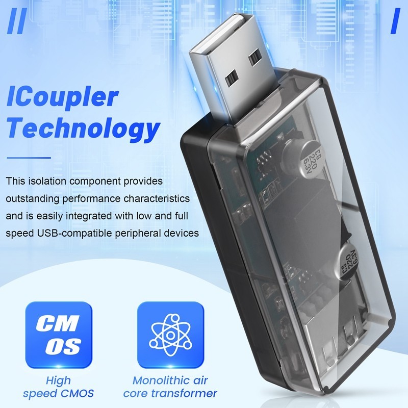 Mô-đun cách ly USB ADUM3160 Mô-đun cách ly điện áp USB sang USB (R F C V)