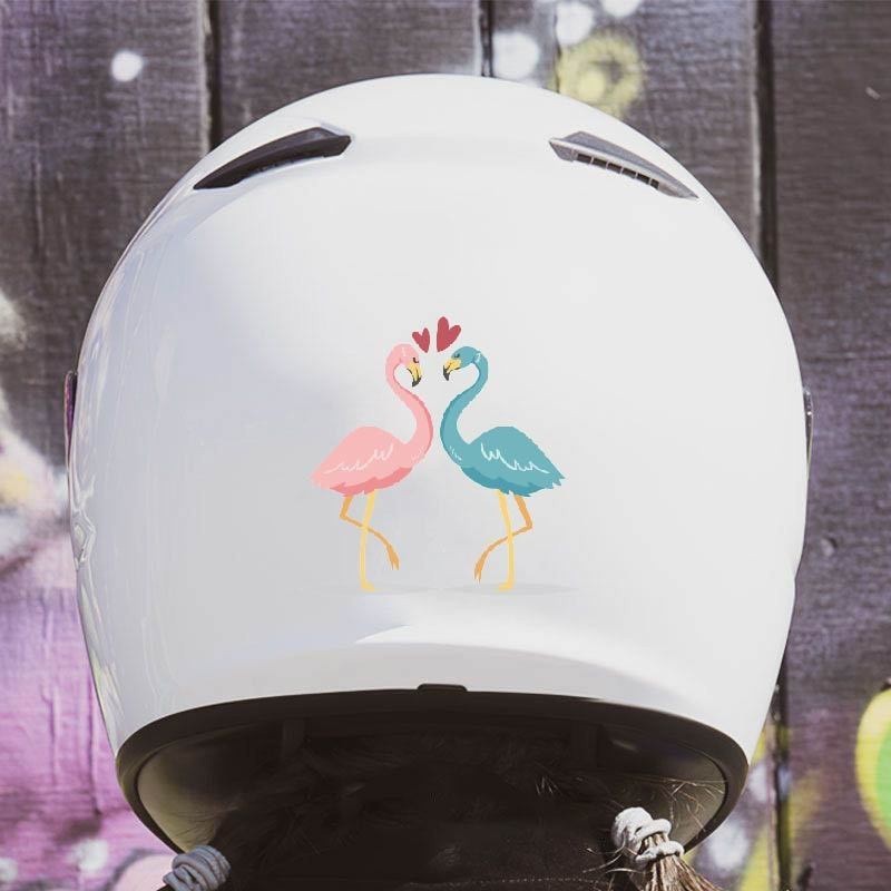 Nhãn dán xe hơi HL Flamingo Nhãn dán dưa hấu hoa Nhãn dán trang trí ô tô, xe máy, sửa đổi làm đẹp, nhãn dán chống thấm