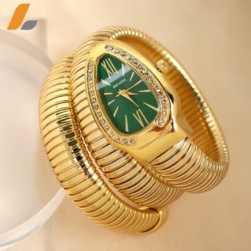 Đồng hồ hình con rắn Đồng hồ đeo tay thời trang nữ Đồng hồ thạch anh sáng tạo Đồng hồ đeo tay cá nhân