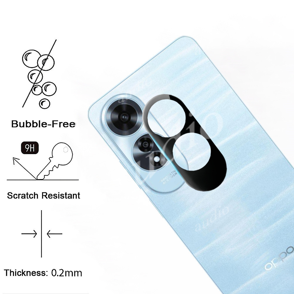 3 Chiếc 3D Cong Kính Cường Lực Camera Phim Cho Oppo a60 4G 2024 Ống Kính Bảo Vệ Màn Hình Cho Oppo a60 A 60 60A OppoA60 4G Ống Kính Cường Lực Full Cover
