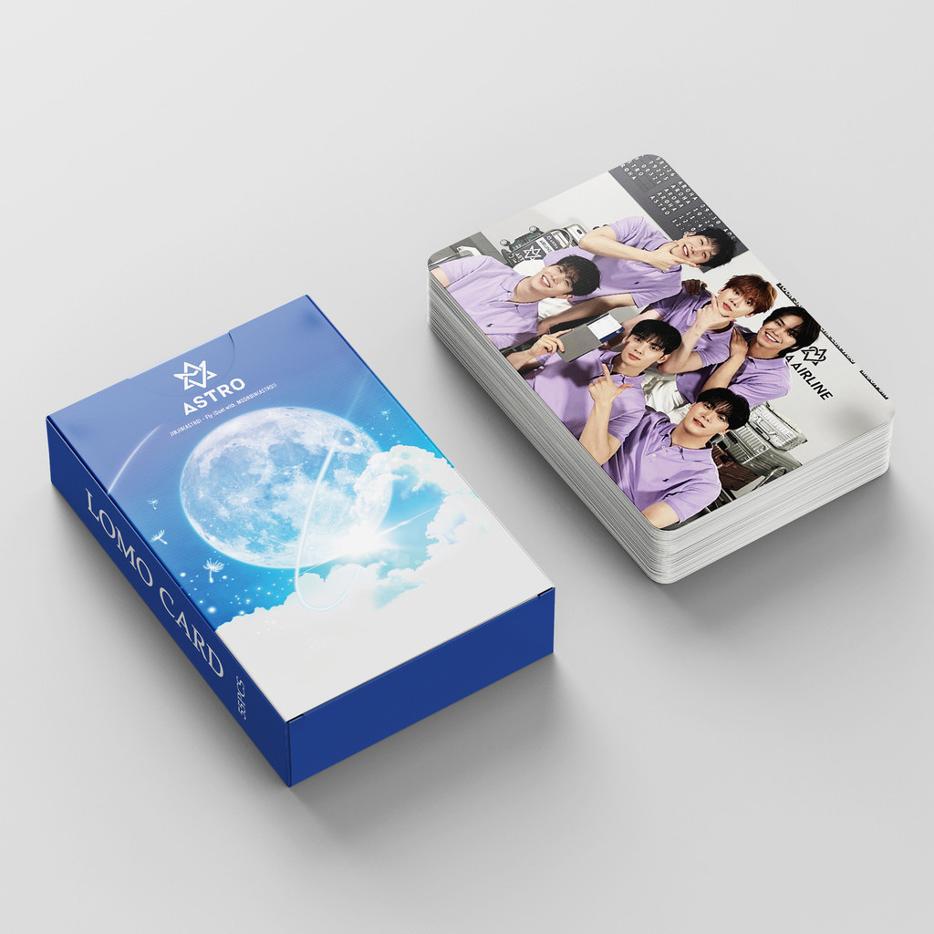 55 Chiếc ASTRO Photocards Vòng Tròn Kỷ Niệm 8 Năm Lomo Cards JIN MJ Cha EunWoo Yoon San-Ha Rocky Moon Bin Kpop Bưu Thiếp YM