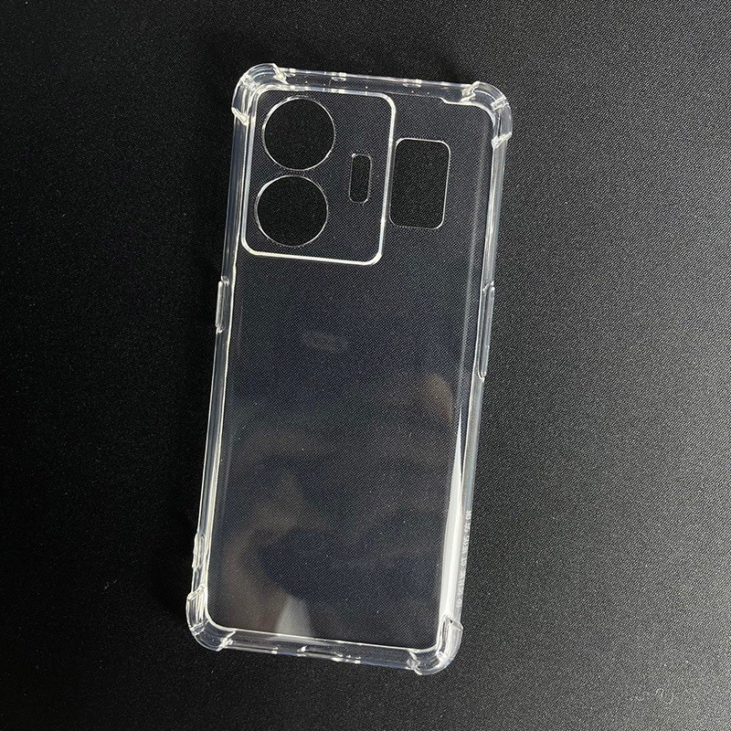 Ốp lưng Realme GT Neo 5 / 5 SE 5G trong suốt silicon chống sốc va đập viền vuông bảo vệ điện thoại bibi