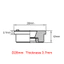 Vòng gốm Laser Đầu phun Laser 28 / 32mm cho Raytools WSX Precitec HSG HANS DNE Sợi Laser Đầu cắt