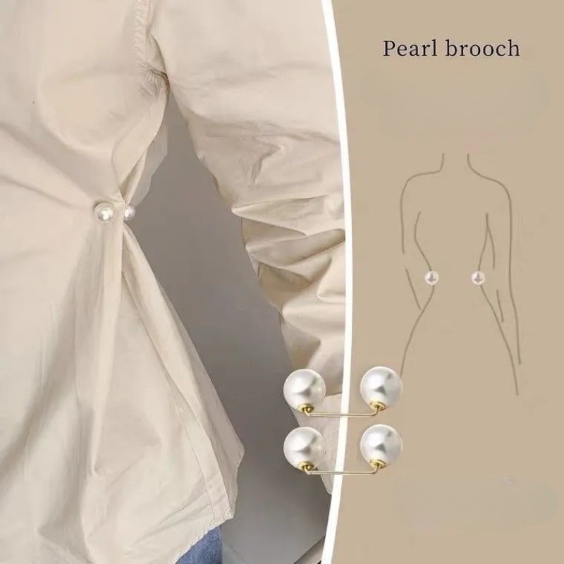 Cổ Áo Chống Phơi Sáng Phiên Bản Hàn Quốc Mới Sáng Tạo Chống Phơi Sáng Thổ Cẩm Bán Chạy Pin Bộ Ngọc Trai Thời Trang Một Từ Pin