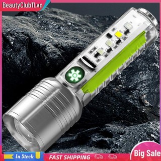 [Sẵn sàng] Đèn pin LED XHP50 500mAh 800LM Đèn pin Type-C USB có thể sạc lại chống nước