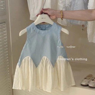 V10-[tomnaukid] Đầm phối tơ bé gái cho bé iu cực kỳ xinh size từ 9-38Kg