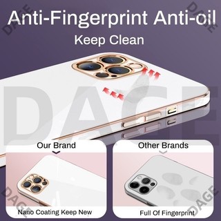 Ốp lưng Xiaomi Redmi Note 13 13C A1 A2 A3 12 12C 11S 11 10S 10 10C Pro Mạ Vuông Silicon Có Vỏ Bảo Vệ Vỏ Điện Thoại