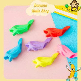 Cá định vị - đệm định vị tay cầm bút cao su cao cấp, đệm tay cầm bút tập viết đúng tư thế chống trơn cho bé