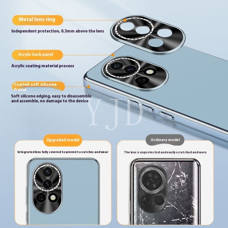 Ốp Lưng Cho Huawei Nova 11 Pro Sản Phẩm Mới Acrylic Backboard Vỏ Điện Thoại Chống Sốc