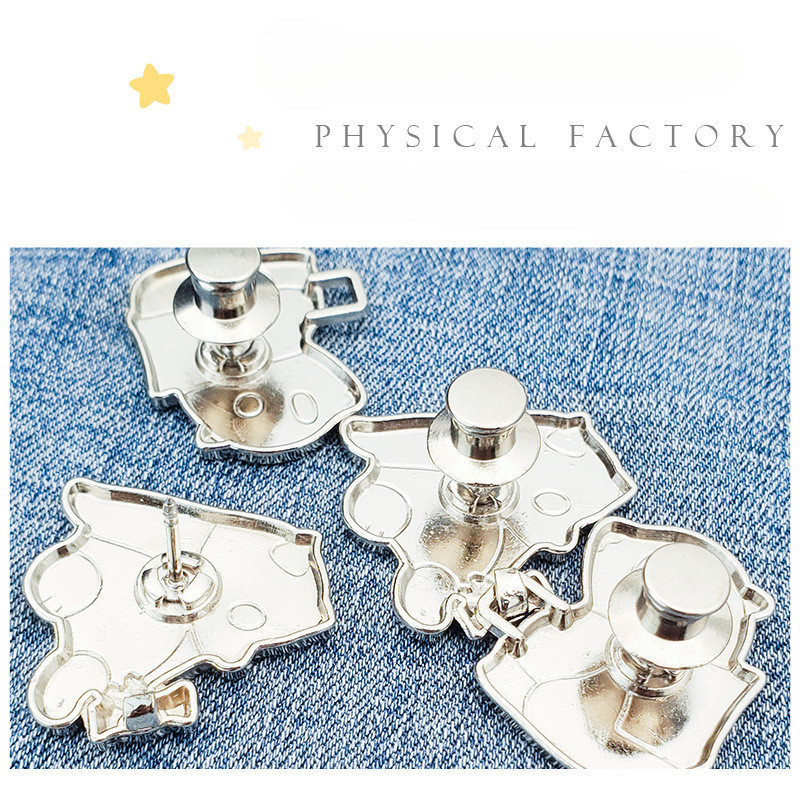 [Yunyuan] Khóa thắt lưng gấu trúc thời trang Thắt lưng Cinch Quần điều chỉnh nhỏ Khóa điều chỉnh thắt lưng