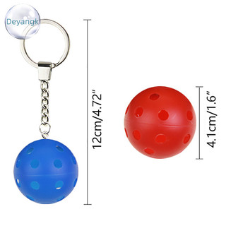 Deyangk Phong Cách Thể Thao Pickleball Móc Khóa Unisex Kim Loại Pickleball Vợt Móc Khóa Túi Ví Ba Lô Trang Trí Phụ Kiện VN