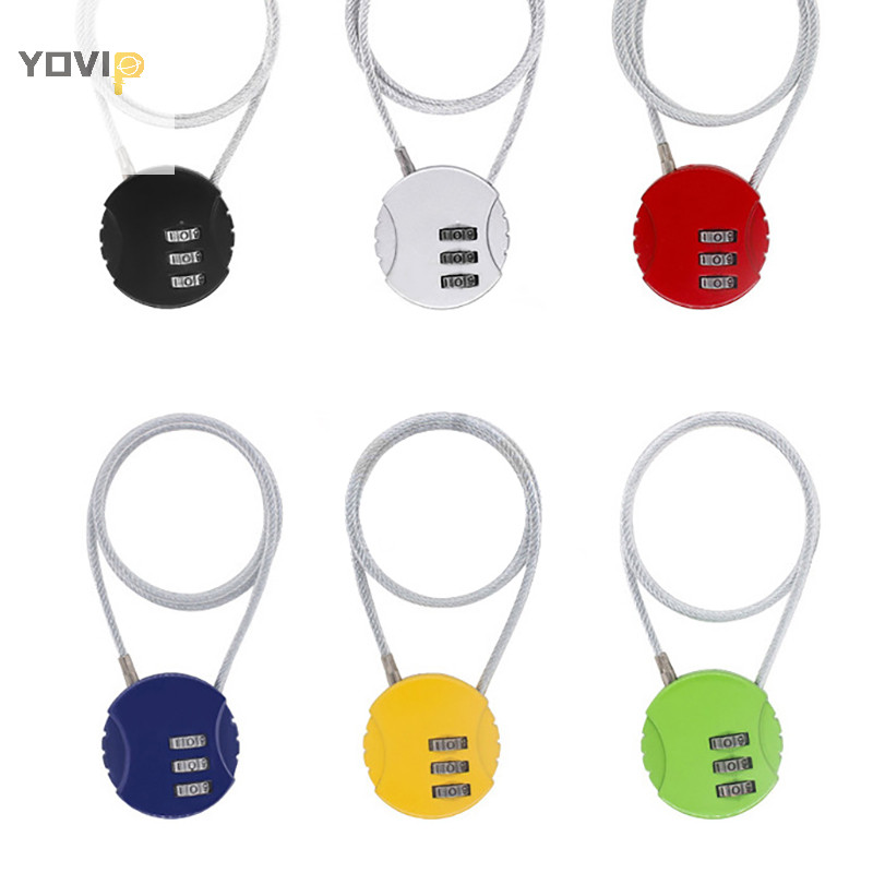 Yovip 13 / 20 / 50cm Dây Số Mật Khẩu Khóa An Ninh Thông Minh Cho Mũ Bảo Hiểm Xe Máy VN